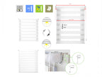 130x180 cream privacy and light roller blind for living room