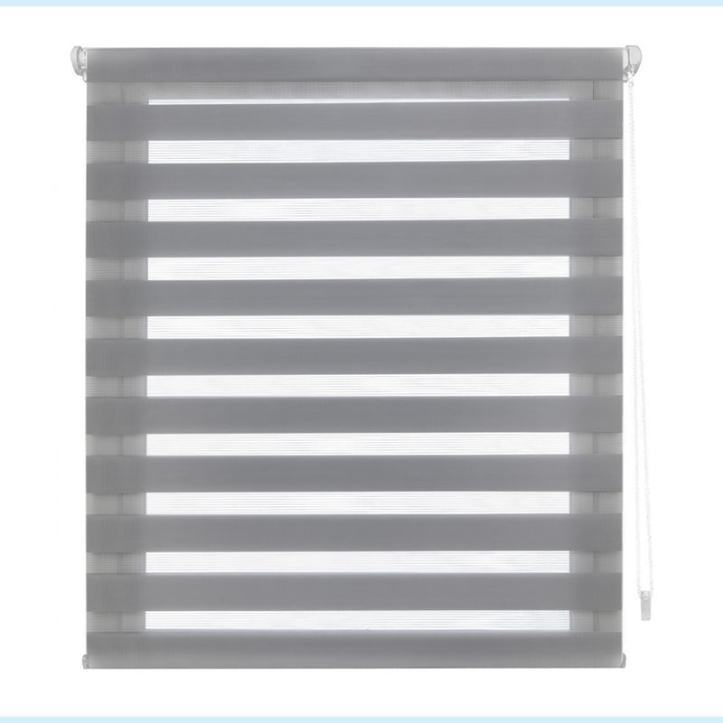 Estor Enrollable 130X180 GRIS Noche y Día EASY FIXEstorHome & Garden > Decor > Window Treatments > Window Blinds & Shades > Shades