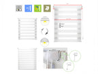 Estor enrollable gris 52x180 para dormitorios y privacidad