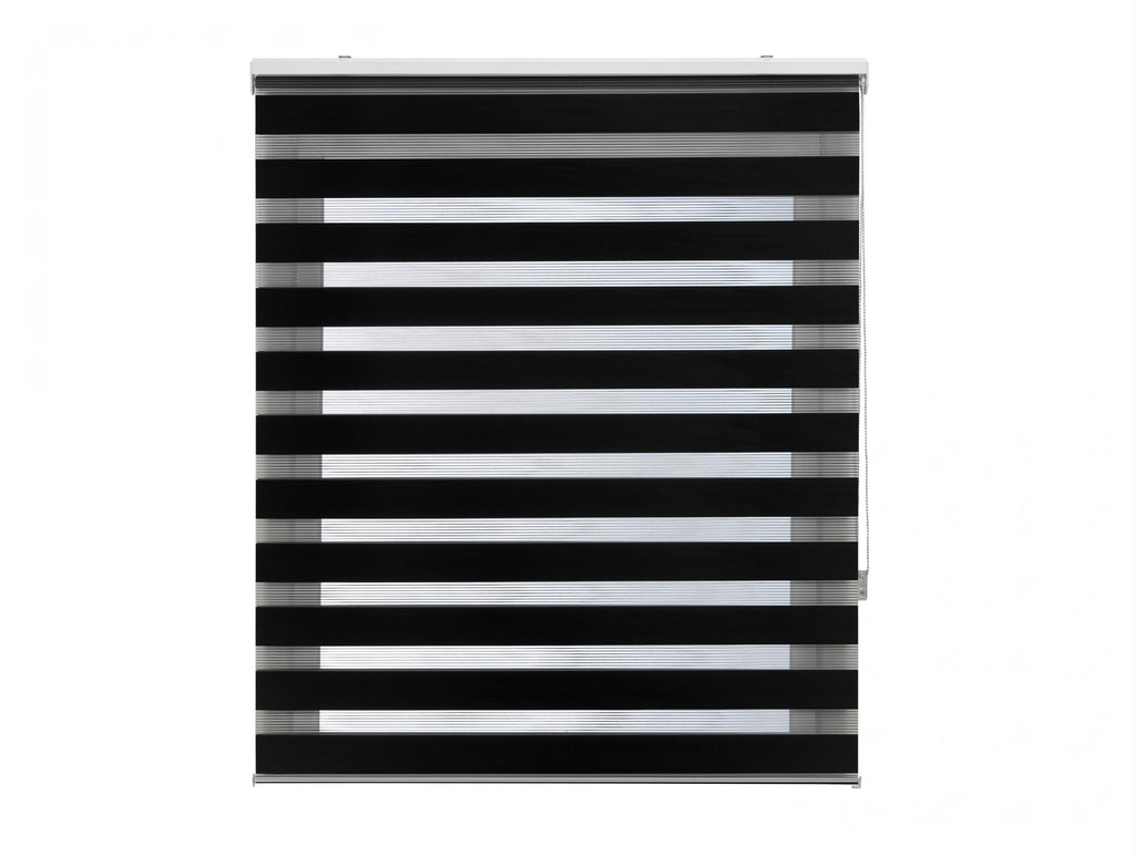 Estor enrollable 100x250 negro control de luz y privacidad