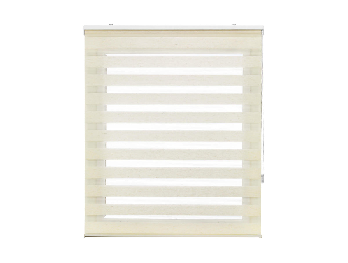 Estor enrollable 180x250 crudo control de luz y privacidad