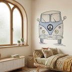 Blue VAN children's decorative vinyl 95x95 cm to decorate