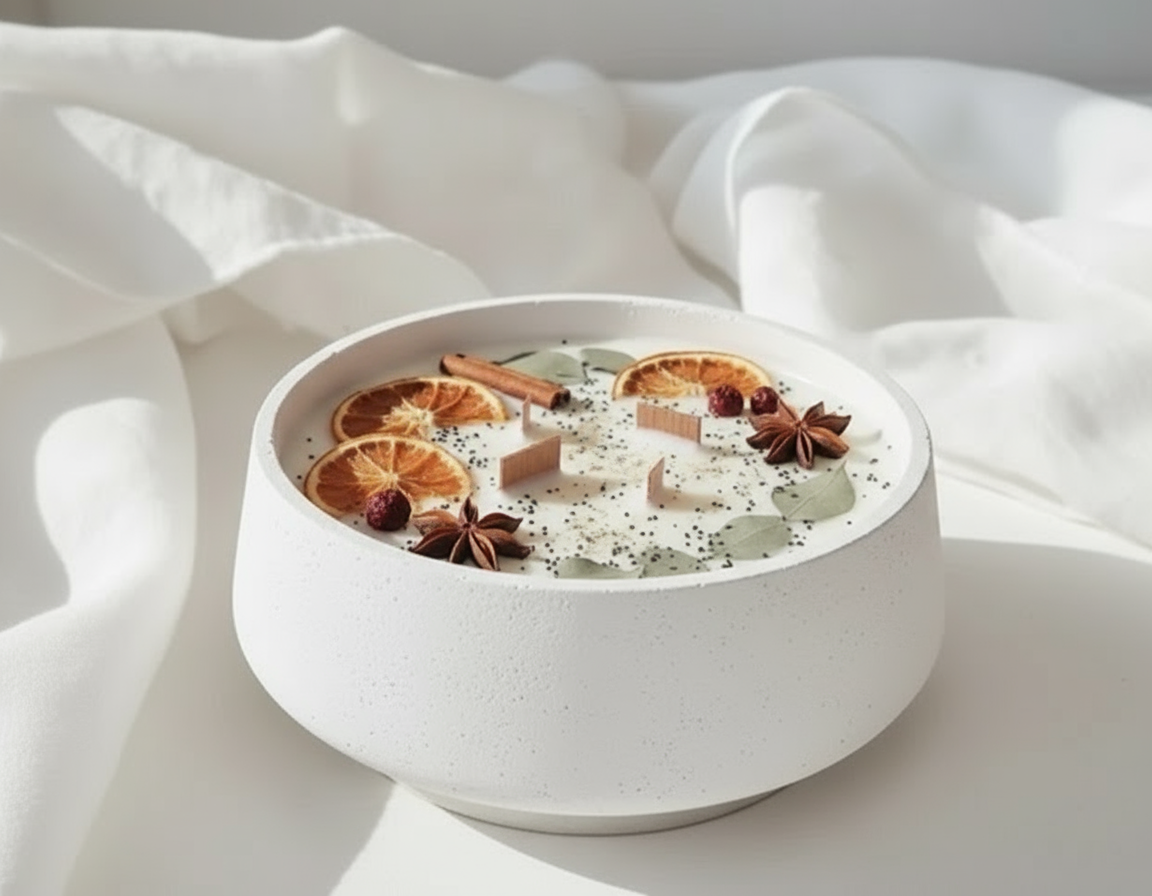 Vela de especias reconectante para el hogar cálido ambiente